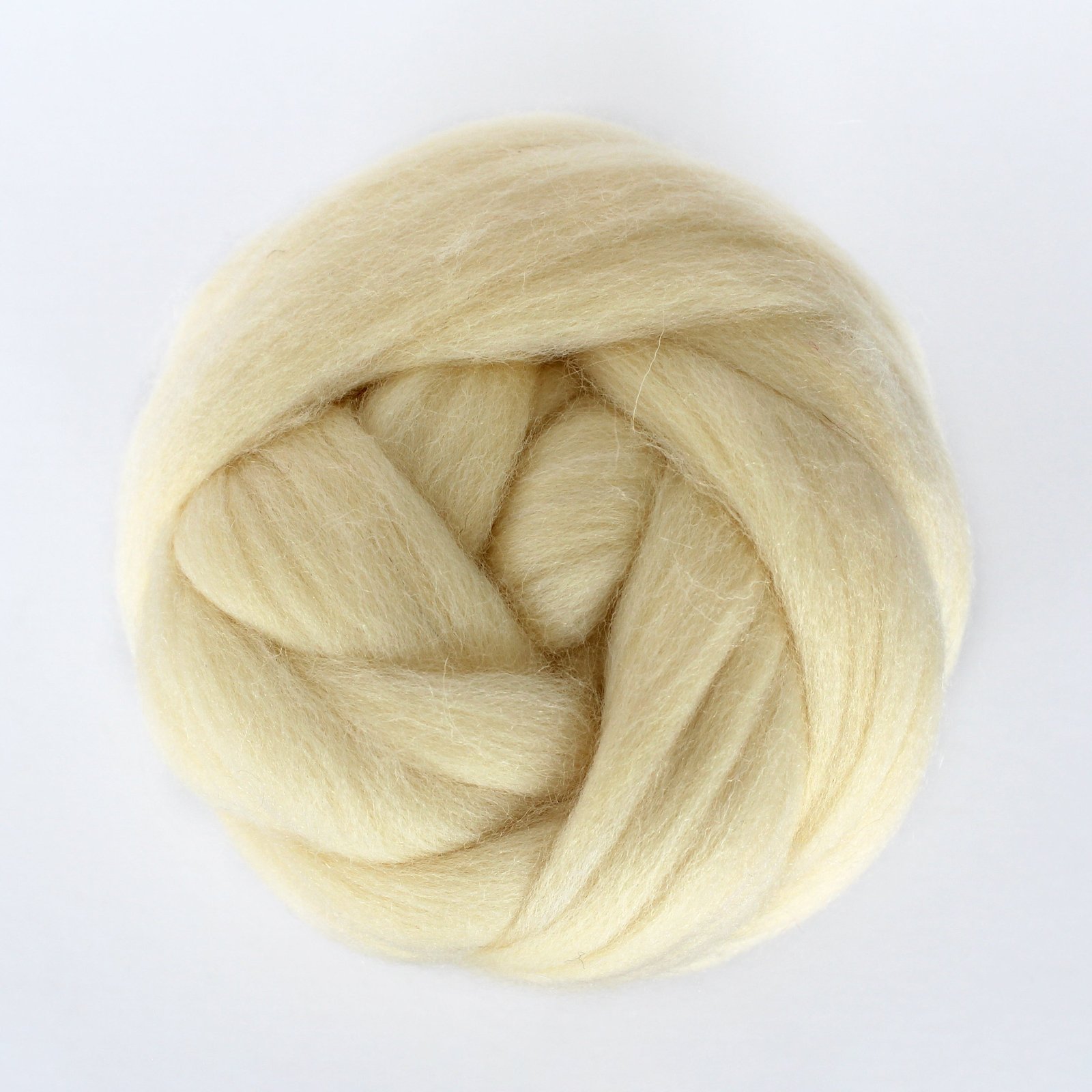 MERINO WOOL ROVING BEIGE