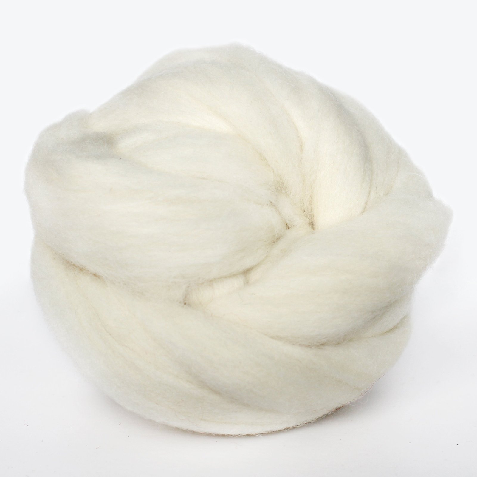 MERINO WOOL ROVING IVORY