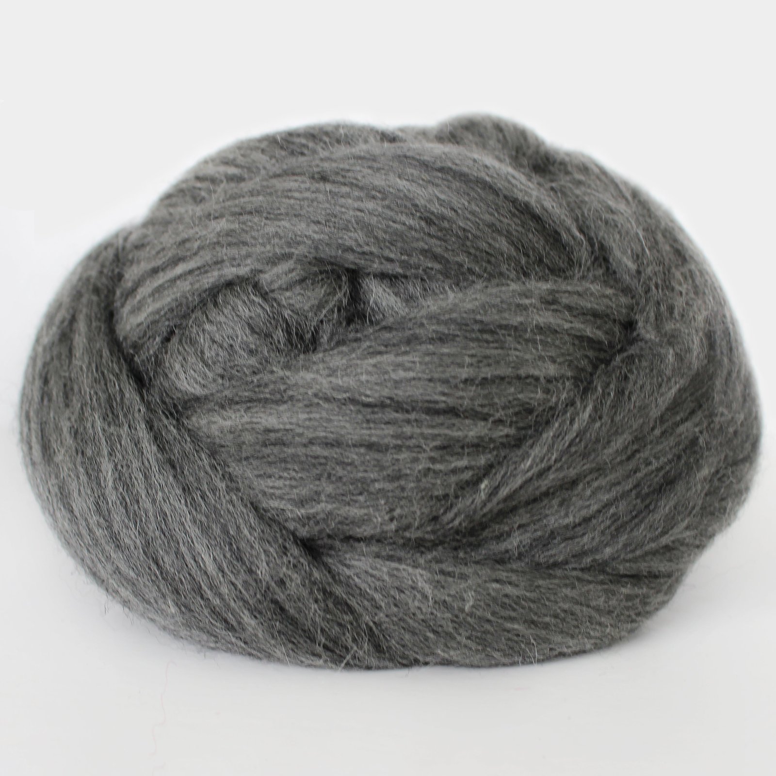 MERINO WOOL ROVING GREY