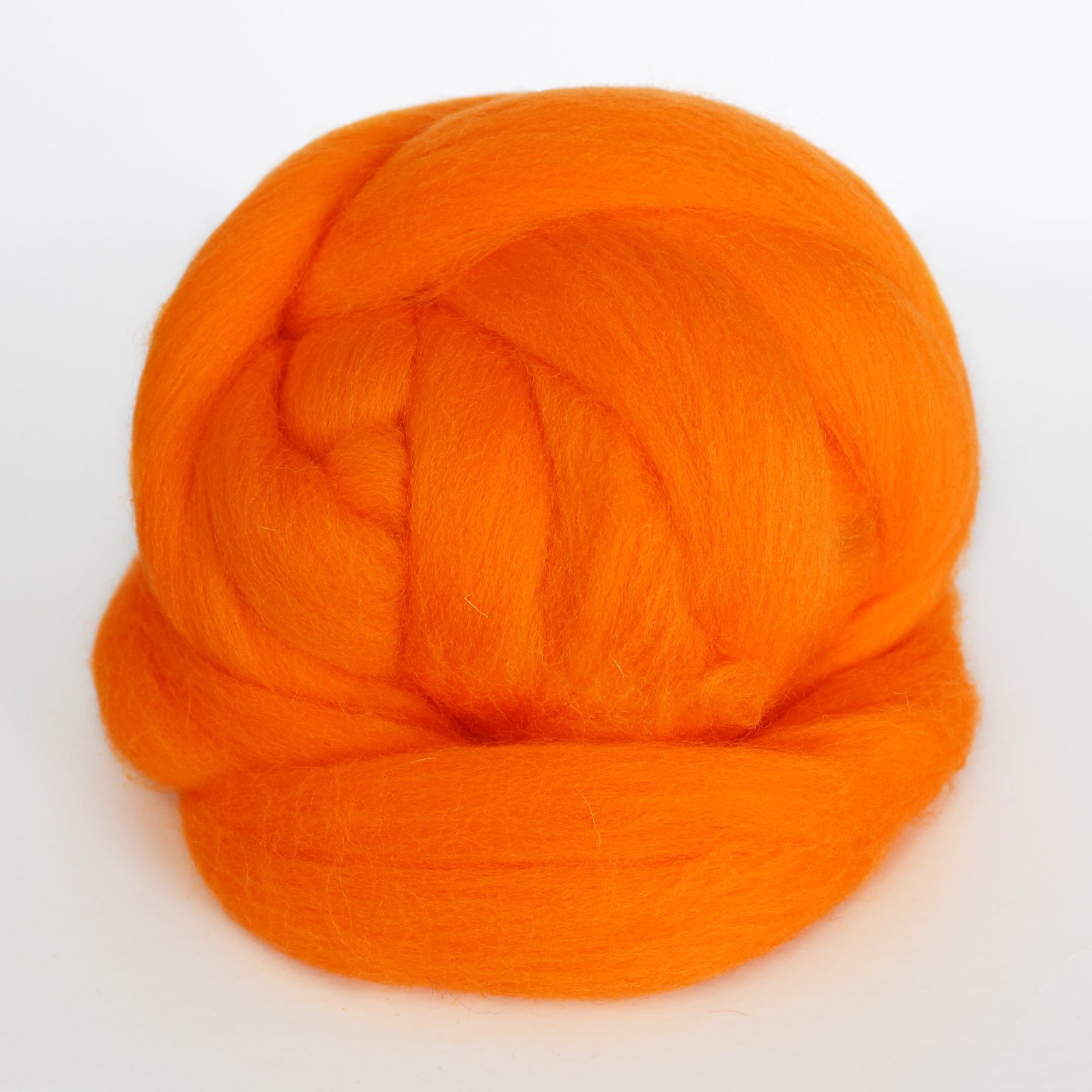 MERINO WOOL ROVING PERSIMMON