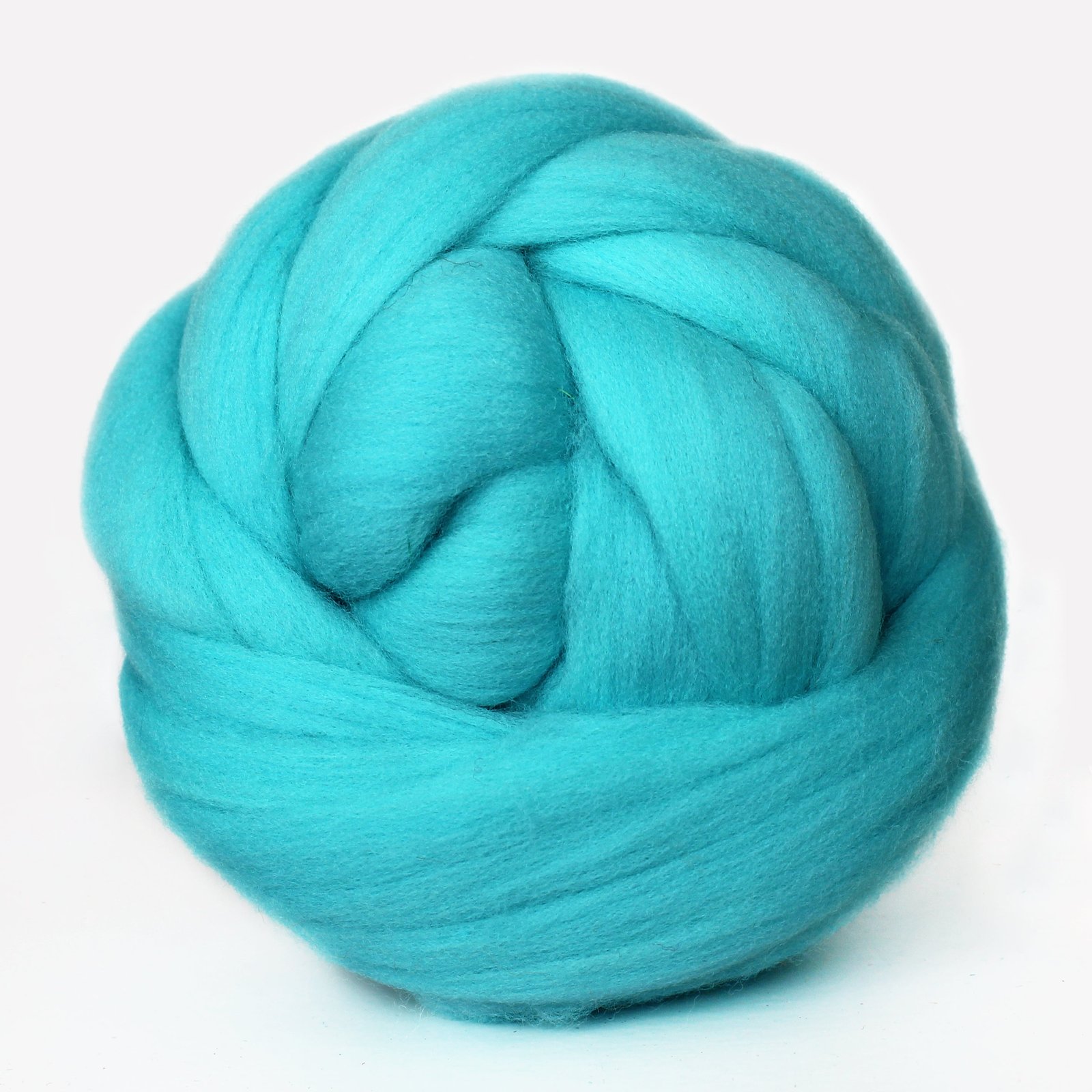 MERINO WOOL ROVING AQUA