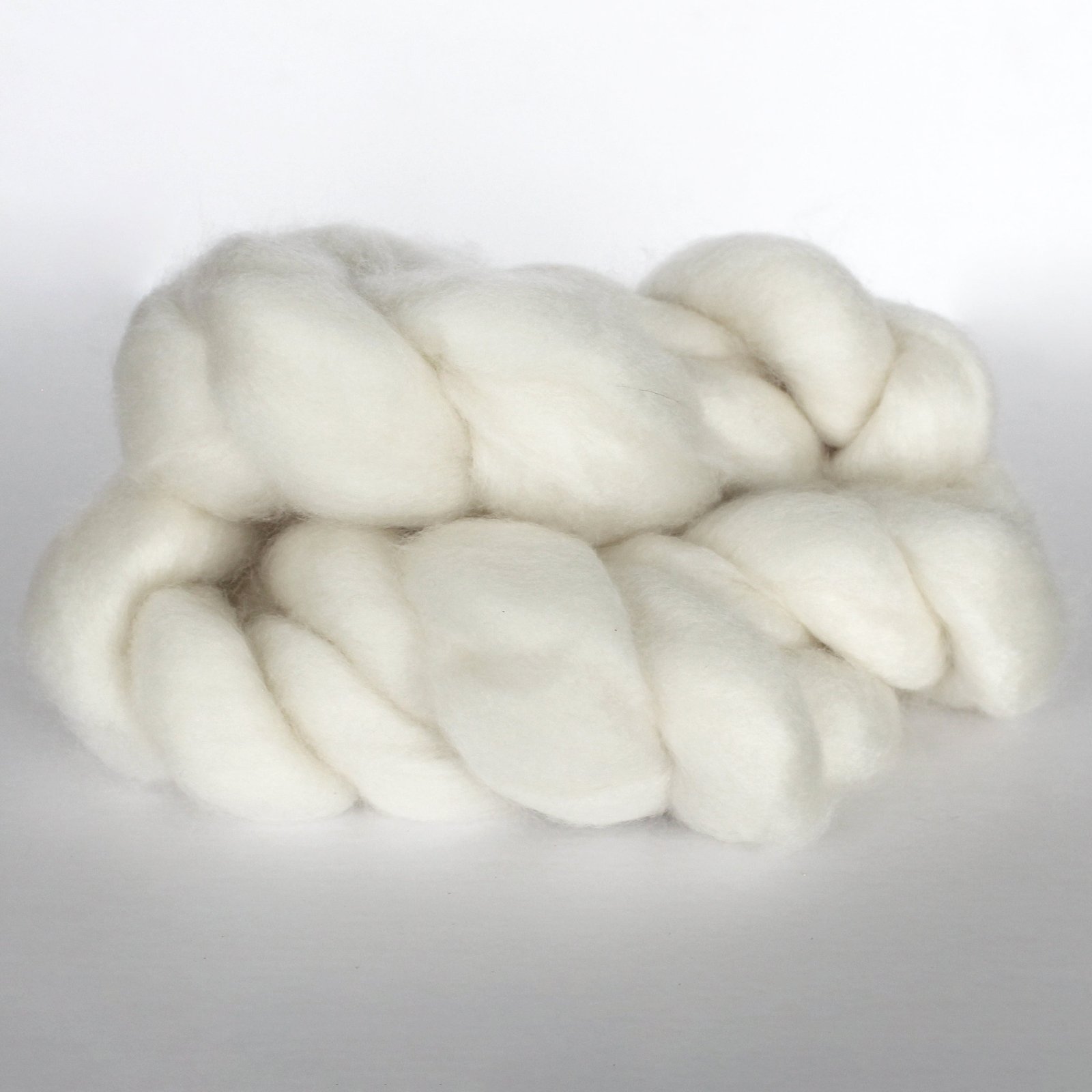 #114 PURE CASHMERE WHITE ROVING